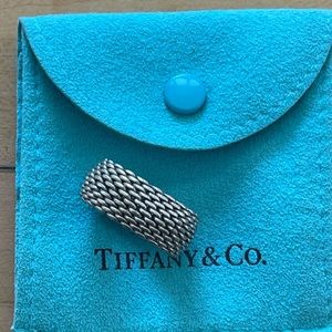 Tiffany & Co Rare Mesh ring size 6.5